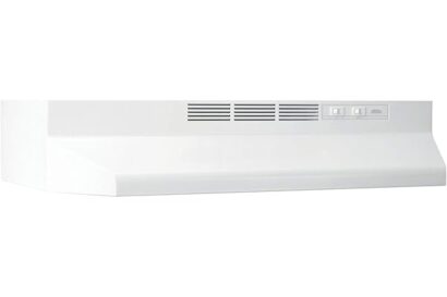 Broan-NuTone 413001 Non-Ducted Ductless Range Hood with Lights Exhaust Fan for Under Cabinet, 30-Inch, White