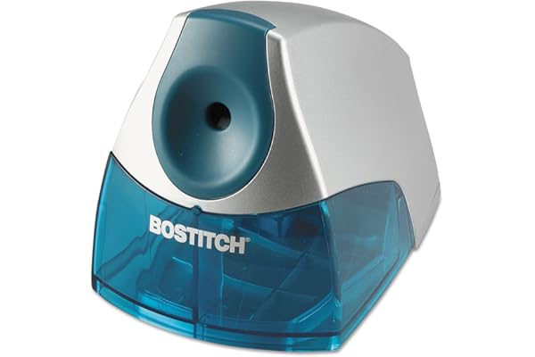 Bostitch Office Electric Pencil Sharpener, Heavy Duty Powerful Stall-Free Motor, High Capacity Shavings Tray, for Office or C