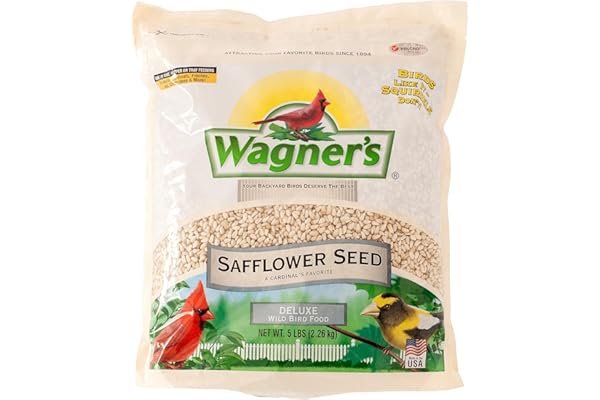 Wagner's 57075 Safflower Seed Wild Bird Food, 5 Pound (Pack of 1)