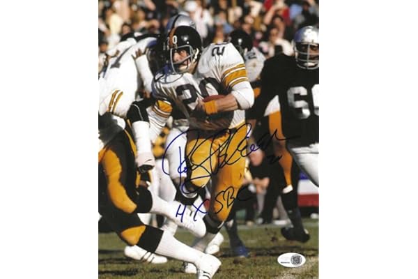 Autographed Rocky Bleier "4x SBC" Pittsburgh Steelers 8x10 Photo JSA Witness