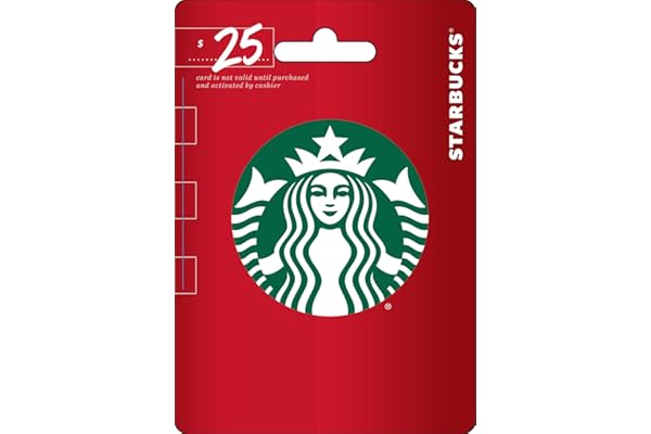 Starbucks Holiday Gift Card $25