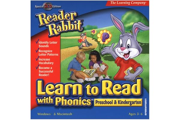 Reader Rabbit Learn to Read with Phonics! Preschool & Kindergarten Age Rating:3 - 6