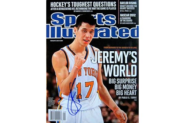 Jeremy Lin NY Knicks autographed Sports Illustrated magazine 2/27/12