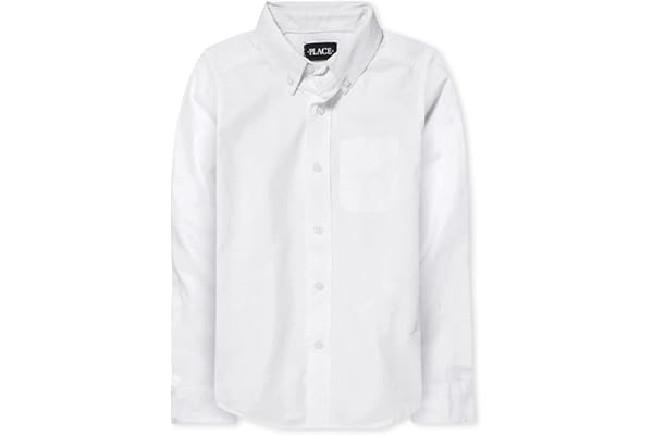 The Children's Place Boys Long Sleeve Oxford Button Down Shirt