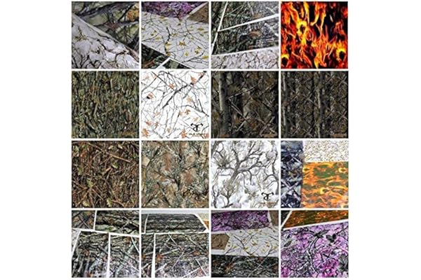 Hydrographic Film 6+ Samples Pack 2m 20