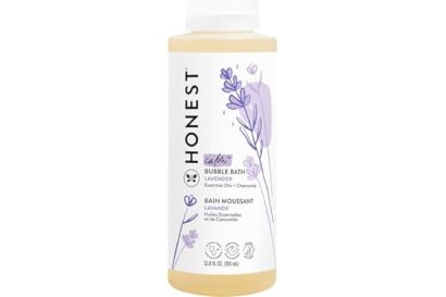 The Honest Company Foaming Bubble Bath Gentle Tear-Free Hypoallergenic Baby Wash with Naturally Derived Ingredients Lavender