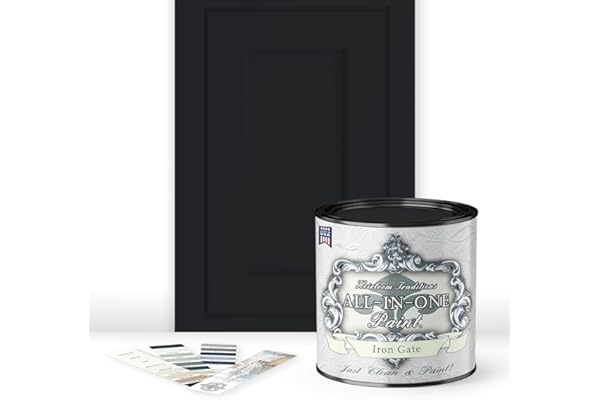 ALL-IN-ONE Paint, Durable cabinet and furniture paint. Built in primer and top coat, no sanding needed. Includes our 30 featu