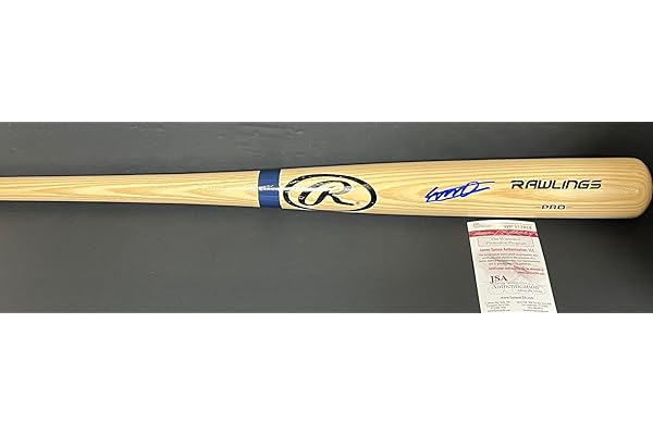Vladimir Guerrero Jr Toronto Blue Jays Autographed Signed Blonde Baseball Bat JSA WITNESS COA