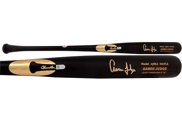 AARON JUDGE Autographed New York Yankees Chandler Game Model Bat FANATICS - Autographed MLB Bats