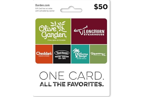 Darden Restaurants Gift Card $50