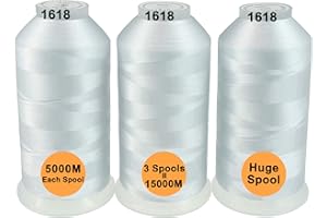 New brothreads - 40 Options- Various Assorted Color Packs of Polyester Embroidery Machine Thread Huge Spool 5000M for All Emb