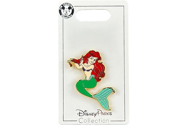 Disney Pin - Glitter Princess - Little Mermaid - Ariel - Brushing Hair