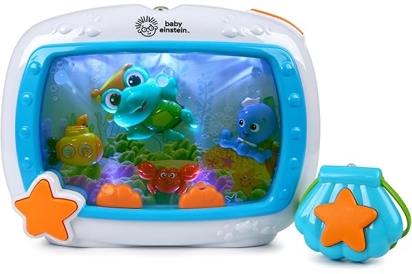 Baby Einstein Sea Dreams Soother Musical Crib Toy and Sound Machine, Newborn and up