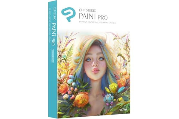 CLIP STUDIO PAINT PRO - Version 1 - Perpetual License - for Microsoft Windows and MacOS