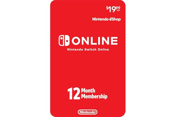 Nintendo Switch Online 12-Month Individual Membership [Digital Code]