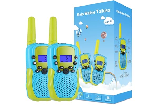 Selieve Toys for 3-12 Year Old Boys Girls, Walkie Talkies for Kids 22 Channels 2 Way Radio Toy with Backlit LCD Flashlight, 3