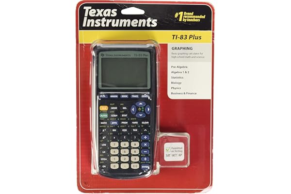 Texas Instruments TI-83 Plus Graphing Calculator (Renewed)