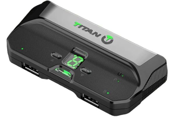 Titan Two Device NEW Model [Programmable Scripts, Macros, Mods, Remapping, Keyboard, Mouse] Advanced Crossover Gaming Adapter