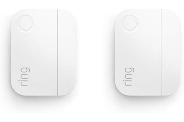 Ring Alarm Contact Sensor 2-Pack - 2nd Gen | Instant Window & Door Alerts | Approximately 3-Year Battery Life | Slim Design |