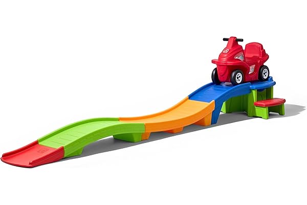 Step2 Up & Down Roller Coaster Toy for Kids, Ride On Push Car, Indoor/Outdoor Playset, Toddlers Ages 2 - 5 years old, Compact