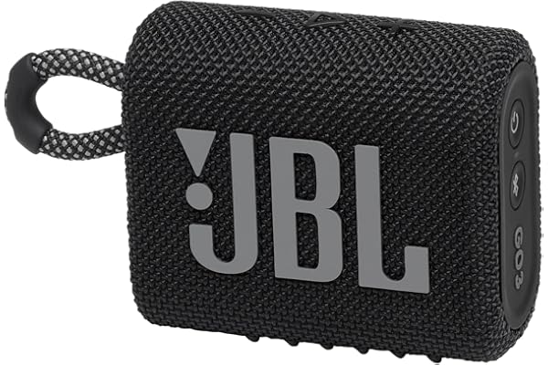 JBL Go 3 - Portable Mini Bluetooth Speaker, big audio and punchy bass, IP67 waterproof and dustproof, 5 hours of playtime, sp