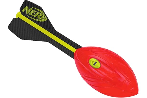 Nerf Vortex Aero Howler Foam Ball, Classic Long-Distance Football, Flight-Optimizing Tail, Whistling Sound, Indoor & Outdoor