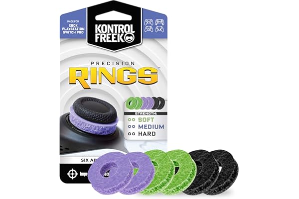 KontrolFreek Precision Rings | Aim Assist Motion Control for PlayStation 4 (PS4), PS5, Xbox One, XBX, Switch Pro & Scuf Contr