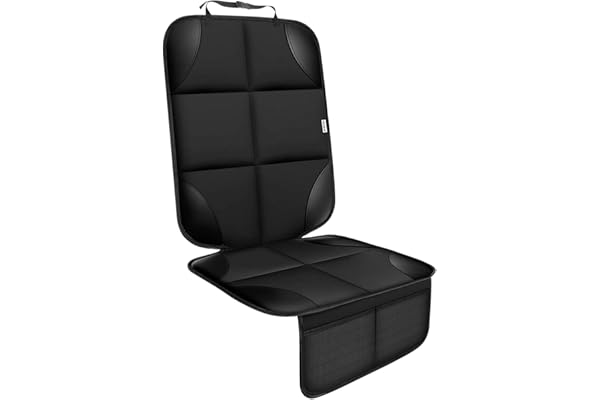 Meolsaek Car Seat Protector for Child Car Seat, Durable 600D Fabric Waterproof Car Seat Cover with Thick Pad Non-Slip Backing