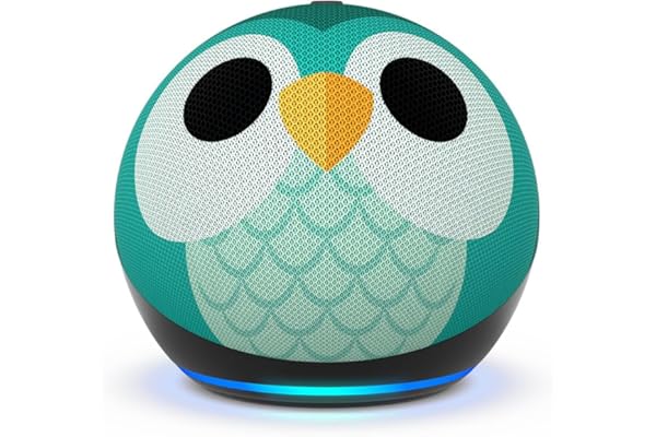 Amazon Echo Dot Kids (newest model) - Designed for kids, with Alexa+ Early Access, parental controls, Includes 1 Year of Amaz