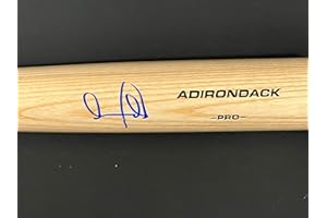 Andy Pages Los Angeles Dodgers Autographed Signed Blonde Baseball Bat BECKETT Witness Hologram