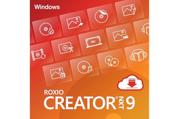Roxio Creator NXT 9 | Multimedia Suite and CD/DVD Disc Burning Software [PC Download]