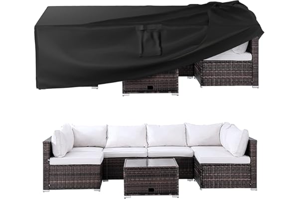 Ruimoy Patio Furniture Covers, Outdoor Furniture Cover Waterproof, General Purpose, Outside Table and Chair Covers, Heavy Dut