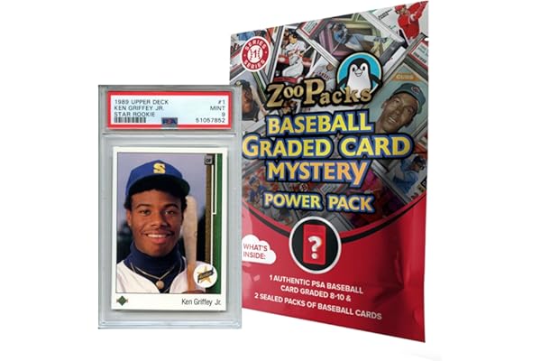 Zoo Packs MLB Baseball PSA Graded Card Mystery Power Pack - Amazon Exclusive