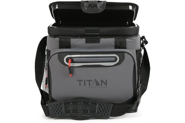 Titan by Arctic Zone Deep Freeze Cooler - Zipperless Hardbody Cooler - Deep Freeze Insulation, HardBody Liner, and SmartShelf