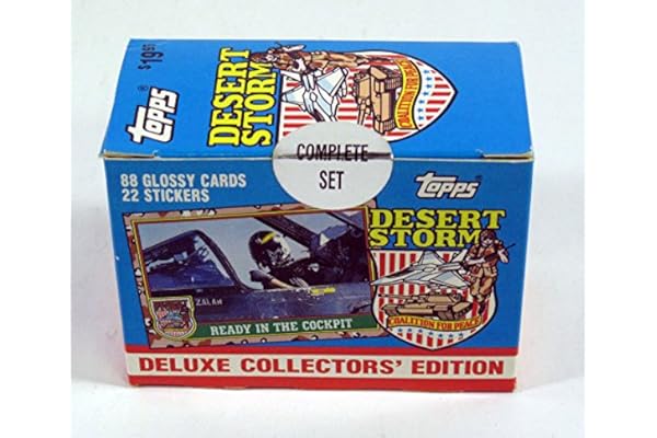 1991 Topps Desert Storm "Coalition For Peace" - 88 Trading Card + 22 Collectible Sticker Sealed Factory Set
