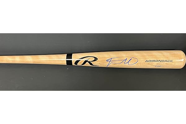 Jackson Merrill San Diego Padres Autographed Signed Blonde Baseball Bat Beckett Rookie Hologram