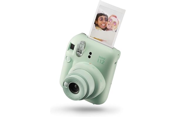 Fujifilm Instax Mini 12 Instant Camera (Mint Green) (Renewed)