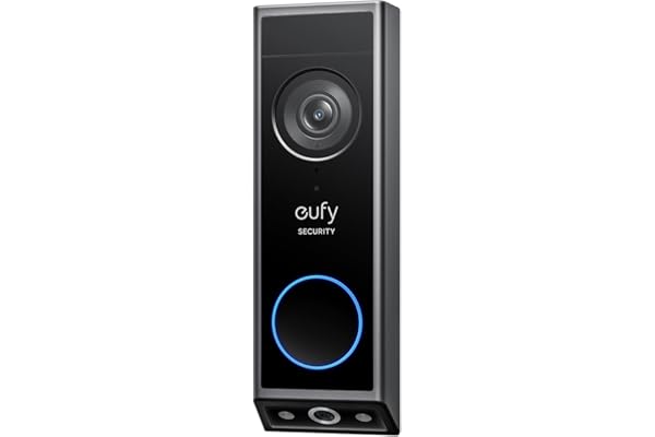 eufy Security Video Doorbell E340, Dual Cameras with Delivery Guard, 2K Full HD and Color Night Vision, Wired or Battery Powe