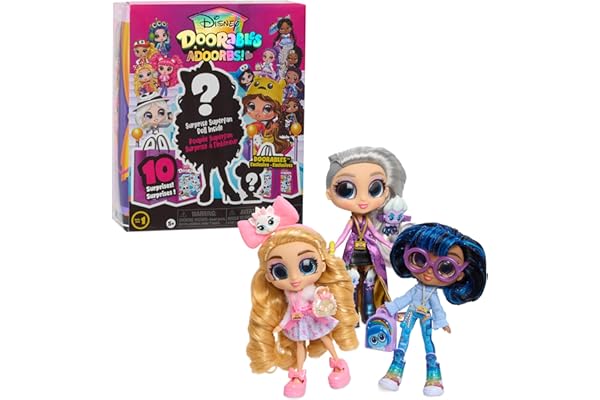 Just Play Disney Doorables ADOORBS Dolls, Collectible Dolls, Kids Toys for Ages 5 Up, Kids Toys for Ages 5 Up