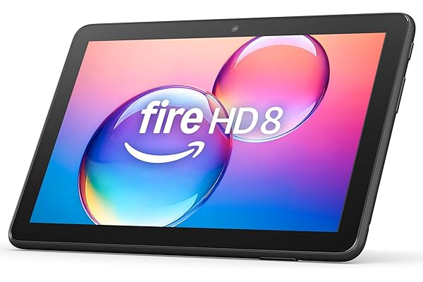 Amazon Fire HD 8 tablet (newest model), 8” HD Display, 3GB memory, 32GB, designed for portable entertainment, Black