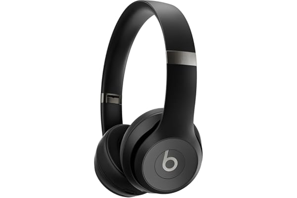 Beats Solo 4 - Wireless On-Ear Bluetooth Headphones, Up to 50-Hour Battery Life, Ultra-Lightweight Comfort, Powerful and Bala