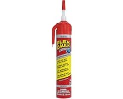 Flex Caulk, Waterproof & Weatherproof Hybrid Polymer Sealant, Strong, Paintable, Indoor, Outdoor, Bath, Shower, Sink, Window,