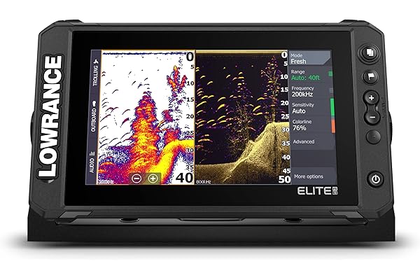 Lowrance Elite FS 9 Fish Finder with Active Imaging 3-in-1 Transducer, Preloaded C-MAP Contour+ Charts (Renewed)