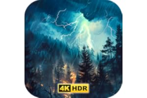 Thunder and Lightning Relaxation Screensaver for TV: Soothing Thunderstorm and Lightning Sounds, Relaxing Music, HD Nature Vi