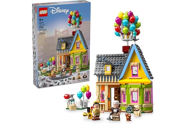 Lego Disney and Pixar ‘Up’ House, Classic Disney Celebration Building Toy Set for Kids and Movie Fans Ages 9 and Up, A Fun Gi