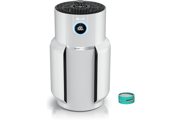 Shark Air Purifier with NeverChange Air Filter Technology, 5 Year HEPA Filter, Covers 1400 Sq. ft, Odor Neutralizer and Clean
