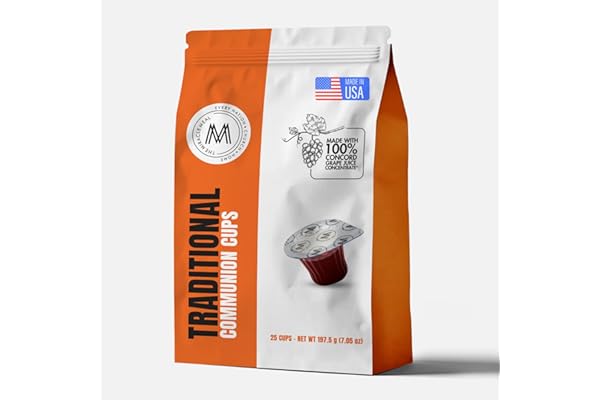 Travel Pack - The Miracle Meal Pre-Filled Traditional Communion Cup - Bag of 25 with Wafer and 100% Concord Grape Juice