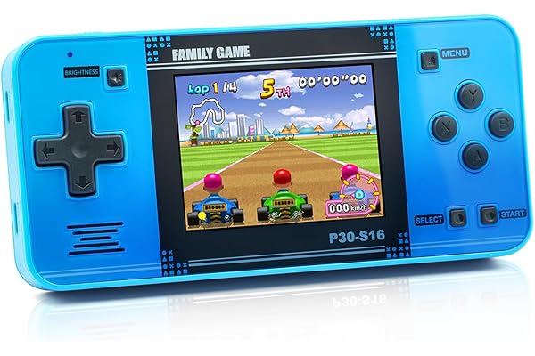 Handheld Game for Kids -Preloaded 220 Retro Video Games, Portable Gaming Player with Rechargeable Battery 3.0" LCD Screen, Mi