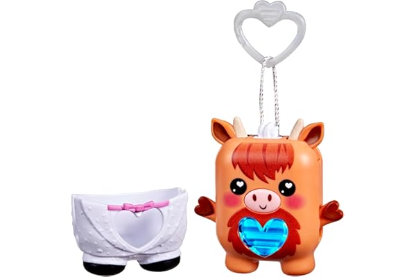 NANO-MALS Cowbert The Highland Cow, Electronic Pet Cow Toy, 70+ Responses, Interactive Fidget Toys for Girls & Boys, Kids Chr