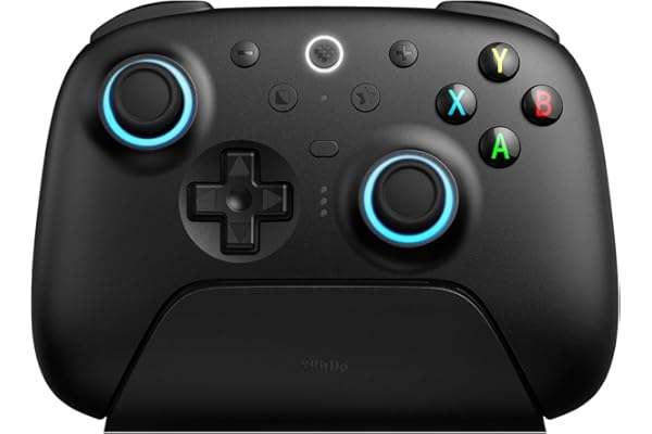 8BitDo Ultimate 2 Wireless Controller for Windows PC, Apple, Steam & Android, Gaming Controller with TMR Joysticks, Hall/Tact